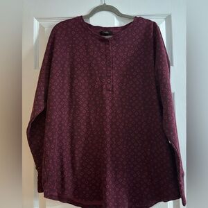 LIKE NEW DALIA LONG SLEEVE WAFFLE TOP SIZE XXL